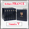 RELIURE LUXE - FRANCE N° V et Boitier Assorti (FR-LX-REL-V Davo