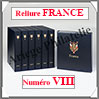 RELIURE LUXE - FRANCE N° VIII et Boitier Assorti (FR-LX-REL-VIII Davo