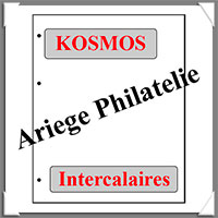 KOSMOS - INTERCALAIRES BLANC - Paquet de 10 Feuilles (KOSMOS-INTER)