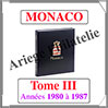 MONACO Luxe - Album N3 - 1980  1987 - AVEC Pochettes (MONA-ALB-3) Davo