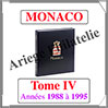 MONACO Luxe - Album N4 - 1988  1995 - AVEC Pochettes (MONA-ALB-4) Davo