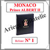 RELIURE LUXE - MONACO N I (Prince ALBERT II) et Boitier Assorti (MONA-LX-REL-IBIS) Davo