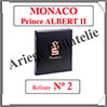 RELIURE LUXE - MONACO N II (Prince ALBERT II) et Boitier Assorti (MONA-LX-REL-2BIS) Davo