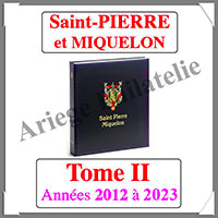 SAINT-PIERRE et MIQUELON Luxe - Album N2 - 2012  2023 - AVEC Pochettes (SPM-ALB-2)