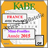 FRANCE 2016 - Mini Feuilles (Bloc Chinois : Singe) - AVEC Pochettes (OFN15K-16 ou 366760 ) Kab