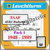 TERRES AUSTRALES FRANCAISES - Pack 1 - 1948  1989 (320043 ou 15TA/1SF) Leuchtturm