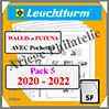 WALLIS et FUTUNA - Pack 5 - 2020  2022 (367233 ou 15WF/5SF) Leuchtturm