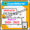 MONACO - Pack 13 - 2020  2022 (367132 ou 16/13SF) Leuchtturm