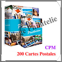 Album pour CPM - 200 CARTES POSTALES - Avec 50 Feuilles Transparentes Fixes (342620 ou ALBPK2D)
