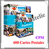 Album pour CPM - 600 CARTES POSTALES - Avec 50 Feuilles Transparentes Fixes (342621 ou ALBPK6D) Leuchtturm