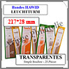HAWID Bandes Transparentes : 217x28 mm - Simple Soudure (366342) Leuchtturm
