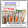 HAWID Bandes Transparentes : 217x36 mm - Simple Soudure (328328) Leuchtturm