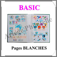 Classeur BASIC - 16 Pages BLANCHES - BLEU (331380 ou L4-8-BL)
