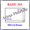 POCHETTES de Protection - BASIC 204 - BILLETS de BANQUE - 210x127 mm - Paquet de 50 (341222 ou BASIC 204) Leuchtturm