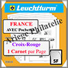 FEUILLES FRANCE Neutres - Carnets Croix Rouge - Un par Page (327300 ou BL15CRSF) Leuchtturm