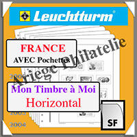 FEUILLES FRANCE Neutres - Mon Timbre  Moi - Horizontal (330234 ou BL15PHSF)