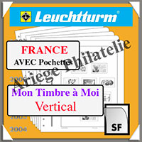 FEUILLES FRANCE Neutres - Mon Timbre  Moi - Vertical (310809 ou BL15PVSF)