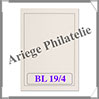 Feuilles BL19/4 - Feuilles NEUTRES - LISERE Noir - Format A4 (336100 ou BL19/4) Leuchtturm