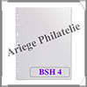 Feuilles BSH 4 - TRANSPARENTES - Format A4 - 1 Poche (331217 ou BSH 4) Leuchtturm