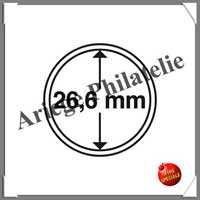 CAPSULES pour PIECES de 26,6 mm - Boite de 10 (338758 ou CAPS26,6)