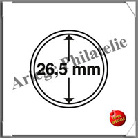 CAPSULES pour PIECES de 26,5 mm - Boite de 10 (322322 ou CAPS26,5)