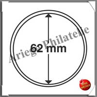 CAPSULES pour PIECES de 62 mm - Boite de 10 (316145 ou CAPS62)