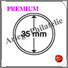 CAPSULES PREMIUM pour PIECES de 35 mm - Boite de 10 (345043 ou CAPSP35) Leuchtturm