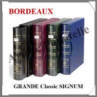 Reliure GRANDE SIGNUM Classic - BORDEAUX - Reliure avec Etui assorti (338604 ou CLGRSETBFR)