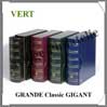 Reliure GRANDE GIGANT Classic - AVEC Etui assorti - VERT FONCE - Reliure Vide (337958  ou CLGRSETGG) Leuchtturm