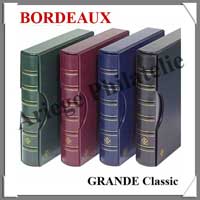 Reliure GRANDE Classic - AVEC Etui assorti - BORDEAUX - Reliure Vide (300787 ou CLGRSETR)
