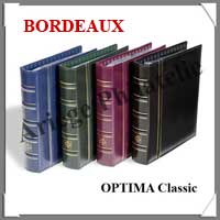 Reliure OPTIMA Classic - SANS Etui assorti - BORDEAUX - Reliure Vide (326586  ou CLOPBINR)