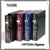 Reliure OPTIMA SIGNUM Classic - NOIR - AVEC Etui assorti (338608 ou CLOPSETBFS) Leuchtturm
