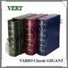 Reliure VARIO GIGANT Classic - VERT FONCE - AVEC Etui assorti (318114 ou CLVASETGG) Leuchtturm