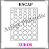 Pages GRANDE ENCAP - 40 Cases - 5 Sries CAPSULES 'EURO' - Set de 2 Pages Transparentes (327928 ou ENCAPEURO) Leuchtturm