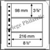 Feuilles GRANDE 3C - TRANSPARENTES - 3 Poches (308439 ou GRANDE3C) Leuchtturm
