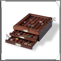 MEDAILLIER LIGNUM Empilable en BOIS - 48 CASES - Plaques de Muselets (327395 ou HMB48)