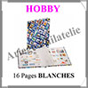 Classeur HOBBY - 16 Pages BLANCHES (339105 ou HOBBY-W16) Leuchtturm