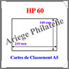 POCHETTES de Protection - HP 60 - CARTES de CLASSEMENT A5 - 148x210 mm - Paquet de 50 (329907 ou HP60) Leuchtturm