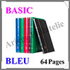 Classeur BASIC - 64 Pages BLANCHES - BLEU (327876 ou L4-32-BL) Leuchtturm
