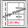 Feuilles LB3MIX - 1 Poche et 2 Bandes : 190x124 et 190x59 mm (338117 ou LB3MIX) Leuchtturm
