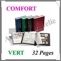 Classeur COMFORT- 32 Pages BLANCHES - VERT (341310 ou LP4-16-G)