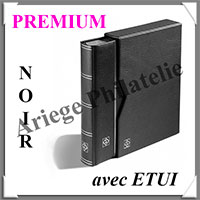Classeur PREMIUM - 64 Pages NOIRES -Avec ETUI assorti -  NOIR (336656 ou LZS4-32-S))