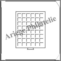 MEDAILLIER STANDARD Empilable GRIS - 48 CASES - Plaques de Muselets (302202 ou MBG48)