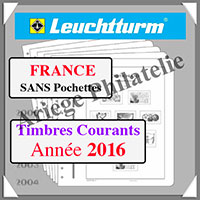 FRANCE 2016 - Timbres Courants - SANS Pochettes (N15-16 ou 356745 )