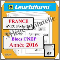 FRANCE 2016 - Blocs CNEP - AVEC Pochettes (N15CNEPSF-16 ou 356739 )