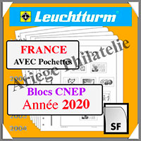 FRANCE 2020 - Blocs CNEP - AVEC Pochettes (N15CNEPSF-20 ou 364910)