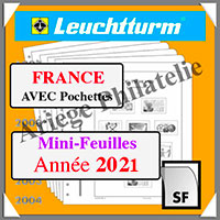 FRANCE 2021 - Mini Feuilles - AVEC Pochettes (N15KSF-21 ou 366815 )