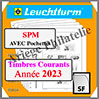 SAINT-PIERRE et MIQUELON 2023 - AVEC Pochettes (N15PMSF-23 ou 371781) Leuchtturm