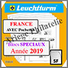FRANCE 2019 - Blocs 'Edition Spéciale'  - AVEC Pochettes (N15SNSF-19 ou 362913) Leuchtturm