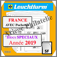 FRANCE 2019 - Blocs 'Edition Spciale'  - AVEC Pochettes (N15SNSF-19 ou 362913)